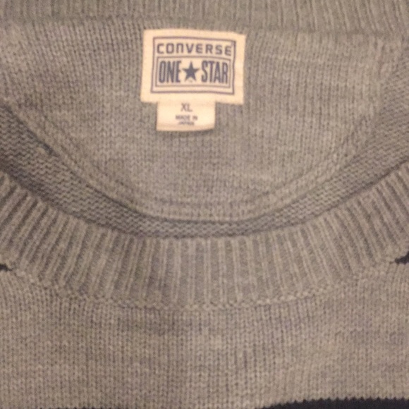 Converse Long Sleeve Sweater Striped XL - Picture 2 of 2